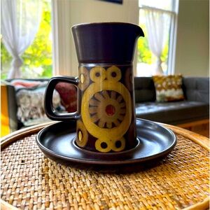 **1962** denby // vintage british // creamer // arabesque